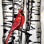 artwork of a cardinal bird